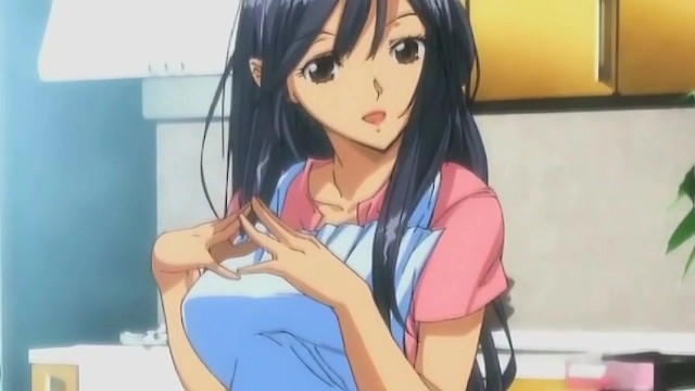 Brunette with big breasts gets fucked in anime porn